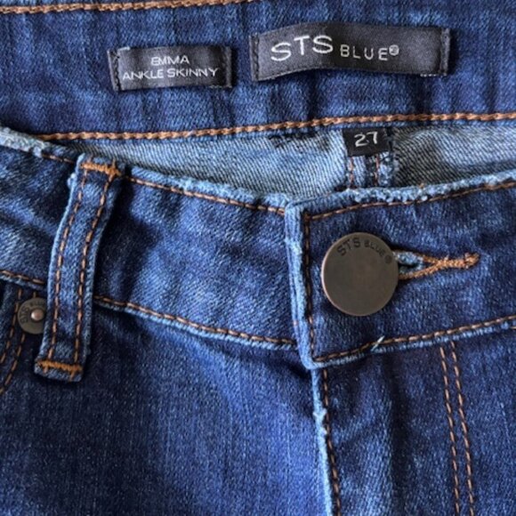 STS Blue Emma Ankle Skinny Frayed Hem size 27 - Picture 6 of 6